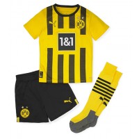 Borussia Dortmund Giovanni Reyna #7 Fotballklær Hjemmedraktsett Barn 2022-23 Kortermet (+ korte bukser)